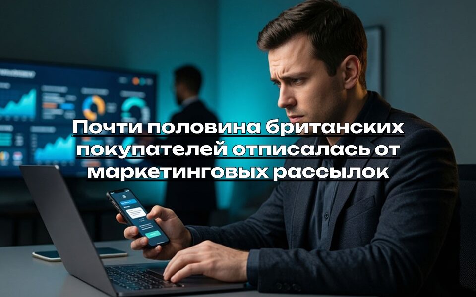 Почти половина британских покупателей отписалась от маркетинговых рассылок