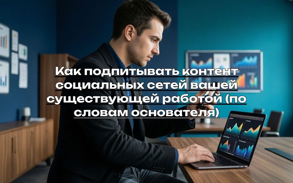 Как подпитывать контент социальных сетей вашей существующей работой (по словам основателя)