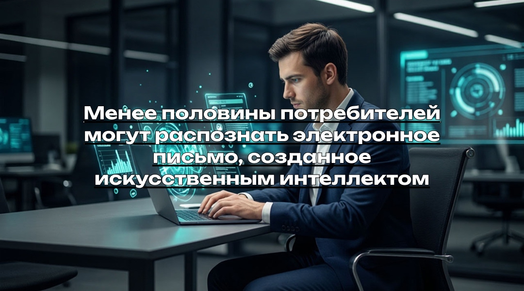 Менее половины потребителей могут распознать электронное письмо, созданное искусственным интеллектом