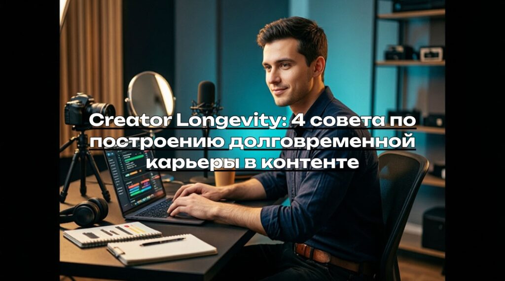 Creator Longevity: 4 совета по построению долговременной карьеры в контенте