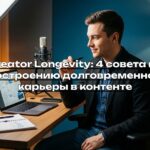Creator Longevity: 4 совета по построению долговременной карьеры в контенте