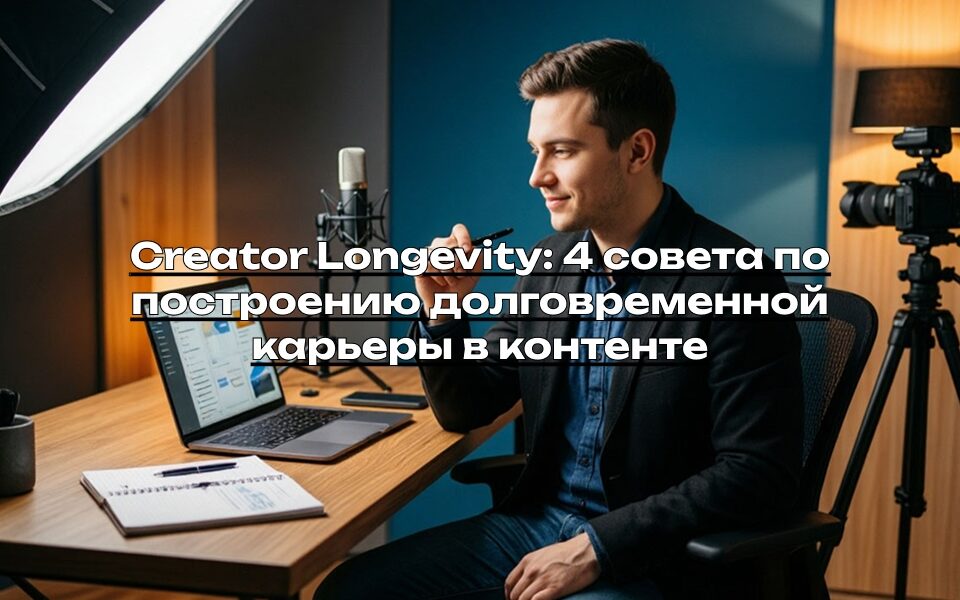 Creator Longevity: 4 совета по построению долговременной карьеры в контенте