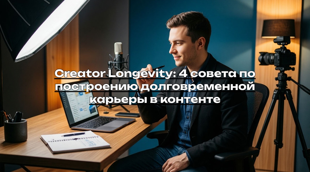 Creator Longevity: 4 совета по построению долговременной карьеры в контенте