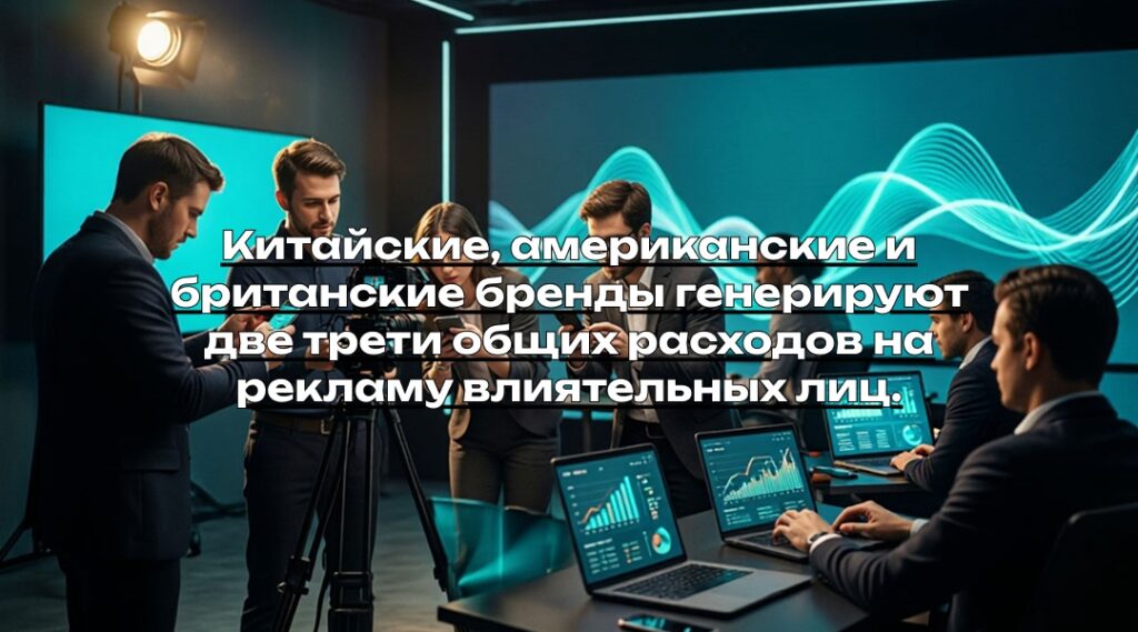 Китайские, американские и британские бренды генерируют две трети общих расходов на рекламу влиятельных лиц.