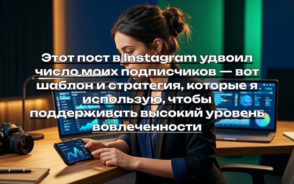 Этот пост в Instagram удвоил число моих подписчиков — вот шаблон и стратегия, которые я использую, чтобы поддерживать высокий уровень вовлеченности