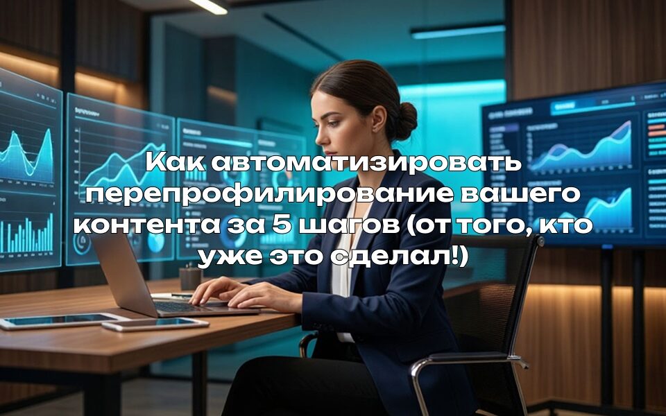 Как автоматизировать перепрофилирование вашего контента за 5 шагов (от того, кто уже это сделал!)