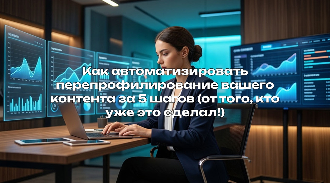 Как автоматизировать перепрофилирование вашего контента за 5 шагов (от того, кто уже это сделал!)