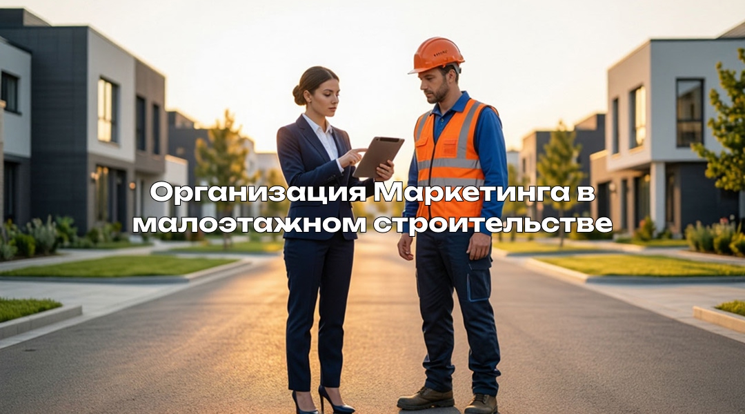 Организация Маркетинга в малоэтажном строительстве