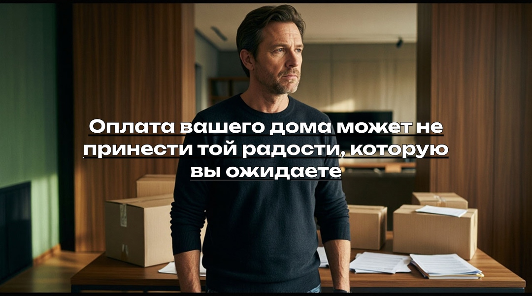 Оплата вашего дома может не принести той радости, которую вы ожидаете