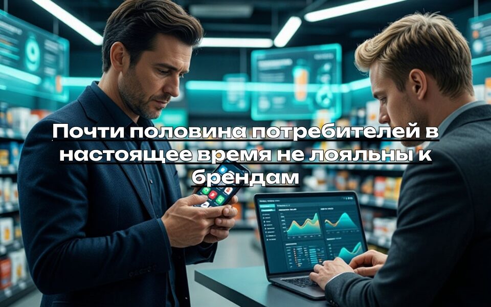 Почти половина потребителей в настоящее время не лояльны к брендам