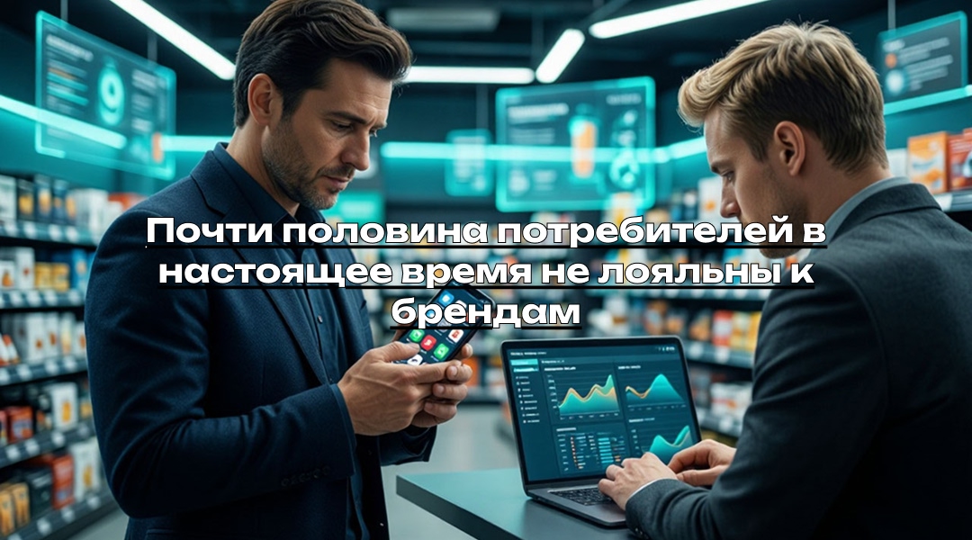 Почти половина потребителей в настоящее время не лояльны к брендам