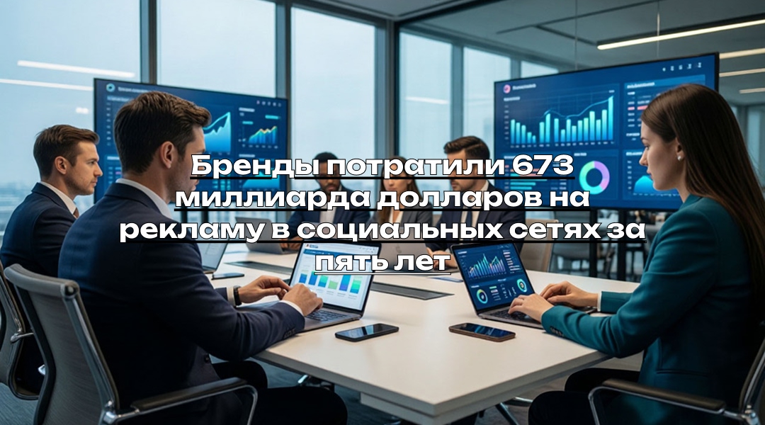 Бренды потратили 673 миллиарда долларов на рекламу в социальных сетях за пять лет
