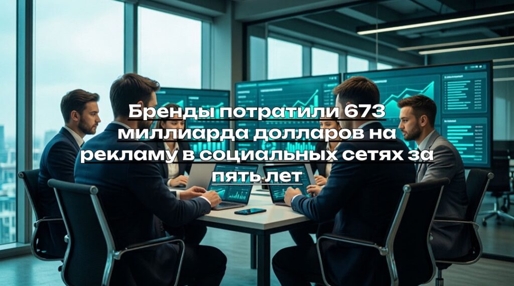 Бренды потратили 673 миллиарда долларов на рекламу в социальных сетях за пять лет