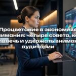 Процветание в экономике внимания: четыре совета, как привлечь и удержать внимание аудитории