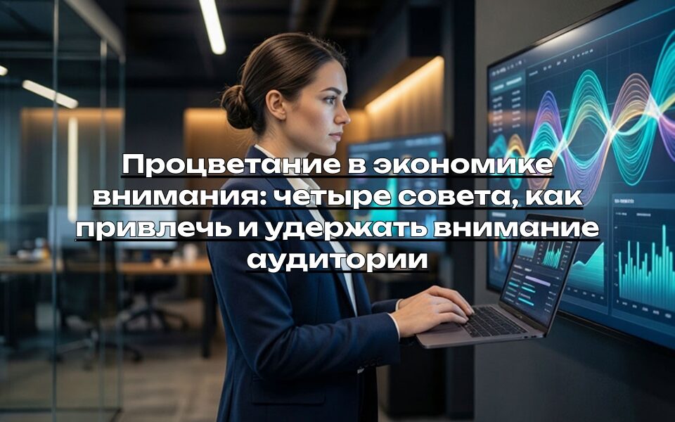 Процветание в экономике внимания: четыре совета, как привлечь и удержать внимание аудитории
